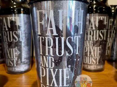 WDW - Epcot World Showcase United Kingdom - Tinker Bell “Faith Trust and Pixie Dust” Tumbler Discount