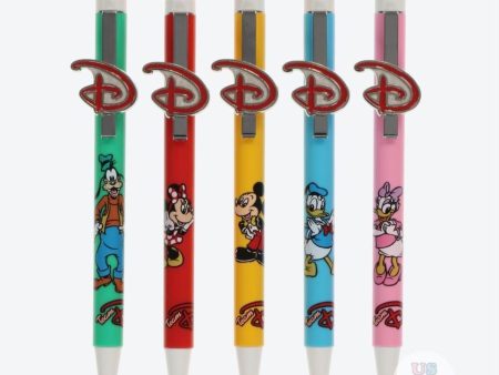 TDR - Team Disney - Mickey & Friends Black Color Ink Pens Set For Sale