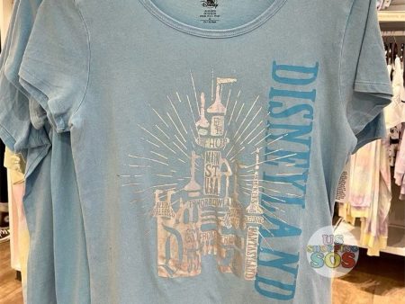 DLR -  Disneyland  Castle Aqua Fashion Top (Adult) Sale