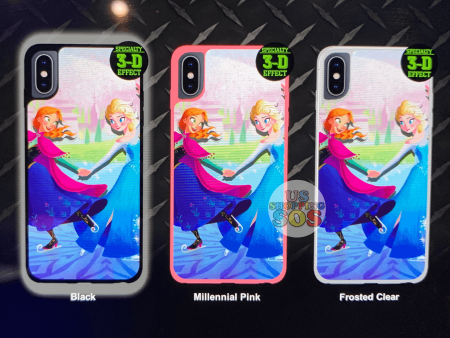 DLR - Custom Made Phone Case - Frozen Elsa & Anna on Ice (3-D Effect) Supply