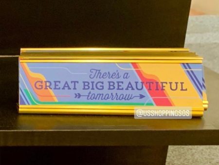 DLR - Metal Display Stand - “There’s a Great Big Beautiful Tomorrow!” Online now