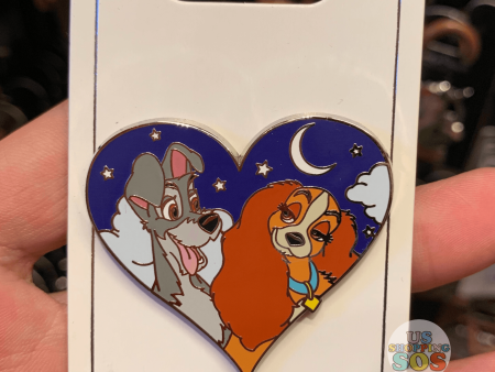 DLR - Lady & the Tramp Pin - Under the Stars in Heart Sale