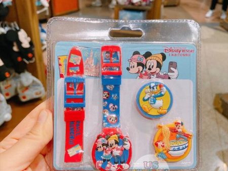 SHDL - Mickey & Friends Travel Shanghai Disneyland Collection - Watch Set for Kids For Sale