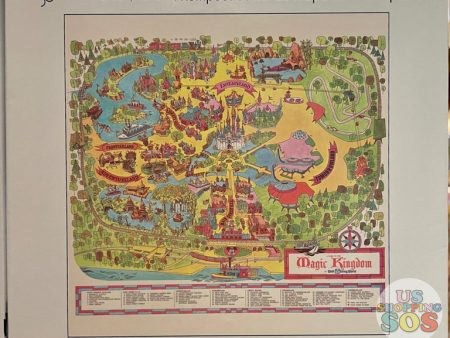 WDW - Walt Disney World 50 Vault - Magic Kingdom Map 1000-Pc Puzzle on Sale