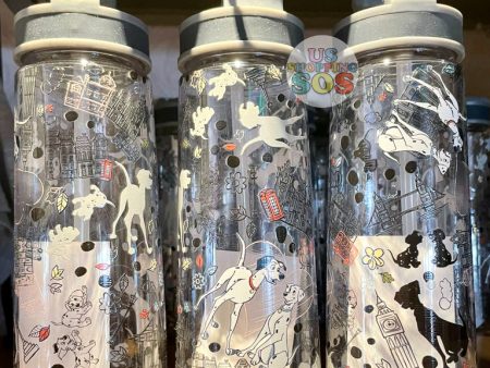 WDW - Epcot World Showcase United Kingdom -Dalmatians All-Over-Print Water Botte For Discount