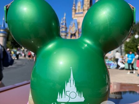 WDW - Walt Disney World 50 - Mickey Balloon Popcorn Bucket (Green) For Discount