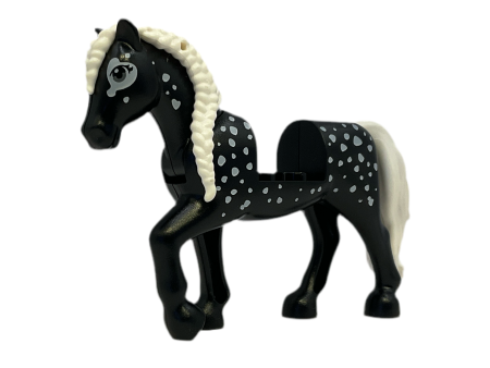 Horse Black with Molded White Tail, bb1279c02pb01 Online Sale