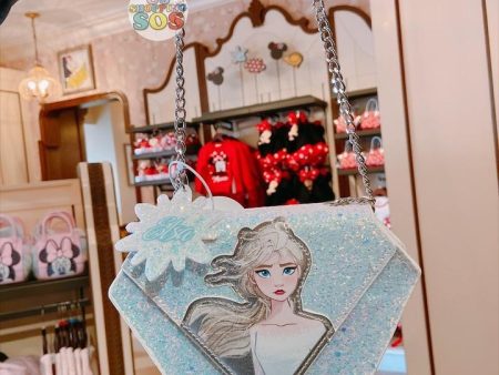 SHDL - Frozen Elsa Glitter Long Strap Bag Discount