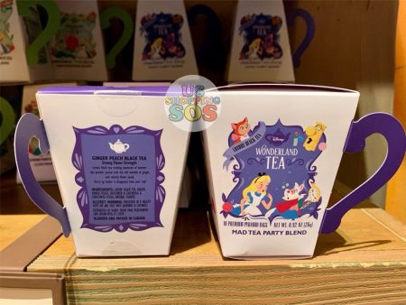 DLR - Disney Wonderland Tea - Mad Tea Party Blend Ginger Peach Black Tea (10 Bags) Cheap