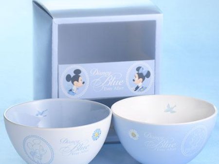 TDR - Disney Blue Ever After Collection - Mickey & Minnie Mouse Bowls Set Online