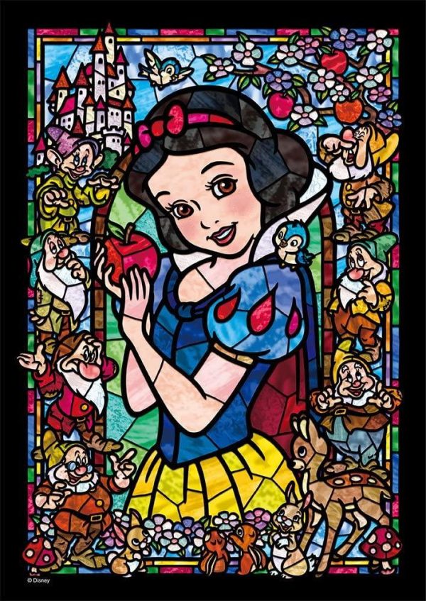 Japan Tenyo - Disney Puzzle - 266 Pieces Tight Series Stained Art - Stained Glass x Snow White Discount