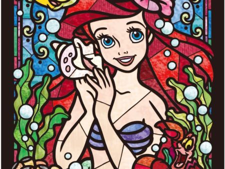 Japan Tenyo - Disney Puzzle - 266 Pieces Tight Series Stained Art - Stained Glass x Ariel Online Sale