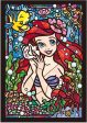 Japan Tenyo - Disney Puzzle - 266 Pieces Tight Series Stained Art - Stained Glass x Ariel Online Sale