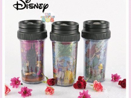 Japan Exclusive -Disney Stained Glass Style Princess Hot & Cool Mug 400 ml Online now