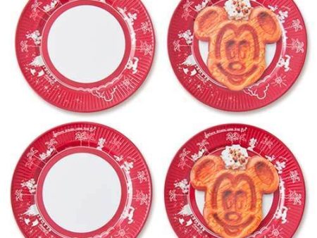 TDR - Food Theme - Plate Set of 4 Cheap