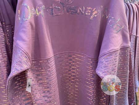 WDW - Walt Disney World 50 - Spirit Jersey “Walt Disney World” Dusty Rose Sequin (Adult) Hot on Sale