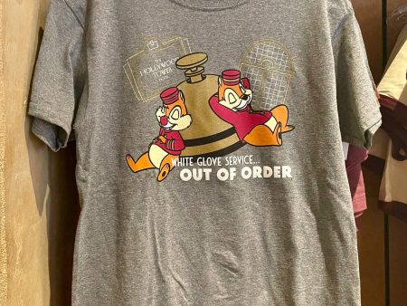 WDW - The Hollywood Tower Hotel Chip & Dale T-Shirt (Adult) Online now