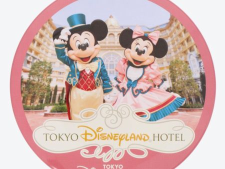 TDR - Tokyo Disneyland Hotel Mickey & Minnie Mouse Button Badge Hot on Sale