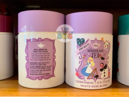 DLR - Disney Wonderland Tea - White Rose Blend Green Tea (12 Bags) Online now