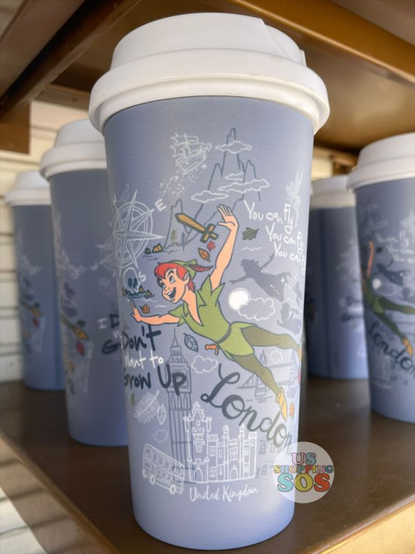 WDW - Epcot World Showcase United Kingdom - Peter Pan “I Don’t Want to Grow Up” ToGo Cup Fashion