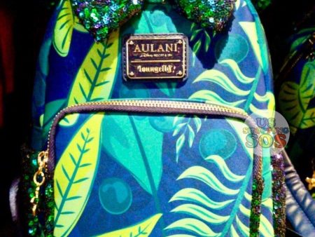 Aulani - Paradise Vibes - Loungefly Minnie All-Over-Print Sequin Contrast Backpack Cheap