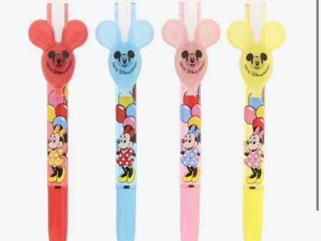 TDR - Mickey Mouse Balloon Black Color Ballpoint Pen Set of 4 Cheap