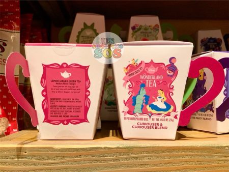 DLR - Disney Wonderland Tea - Curiouser & Curiouser Blend Lemon Ginger Green Tea (10 Bags) Online Sale