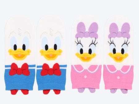 TDR - Donald & Daisy Duck 2 Pair Socks Set for Adults (Size: 22- 25 cm) Online Hot Sale