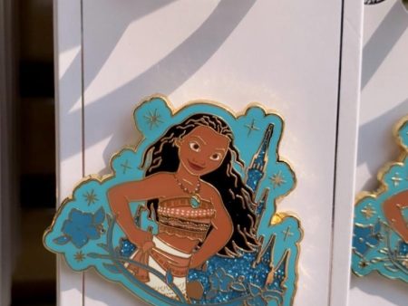 DLR - Disney Princess In Front Of Castle  Pin - Moana Cheap