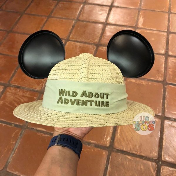 WDW - Wild About Adventure - Mickey Ear Straw Hat (Youth) For Cheap