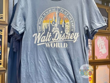 WDW - Graphic Tee -  Walt Disney World  Castle Stamp (Adult) Sale