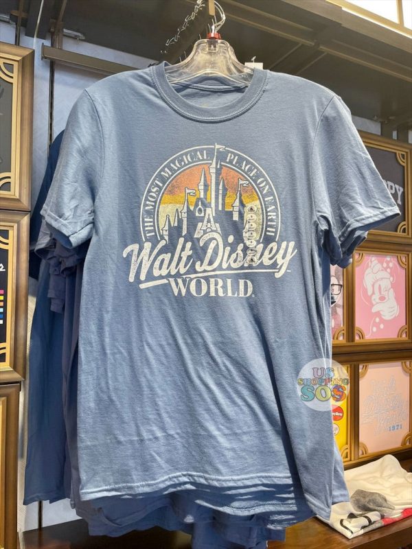 WDW - Graphic Tee -  Walt Disney World  Castle Stamp (Adult) Sale