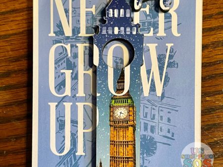 WDW - Epcot World Showcase United Kingdom - Peter Pan “Never Grow Up” Magnet Online Hot Sale