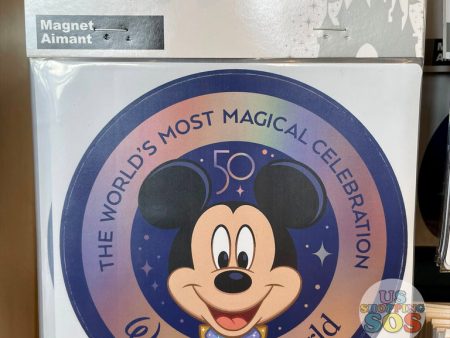 WDW - Walt Disney World 50 - Mickey Die-Cut Magnet Online Hot Sale