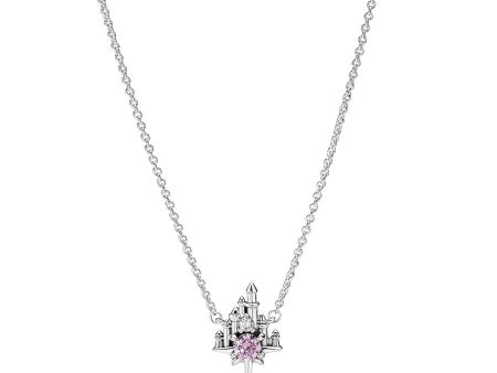 HKDL - Disney Parks Castle Necklace by Pandora Jewelry - 45cm Online now