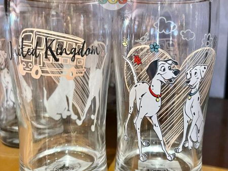 WDW - Epcot World Showcase United Kingdom - Dalmatians Glass Online now