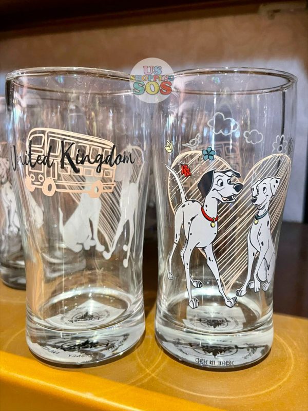 WDW - Epcot World Showcase United Kingdom - Dalmatians Glass Online now