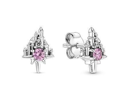 HKDL - Disney Parks Castle Earrings by Pandora Jewelry Online Hot Sale