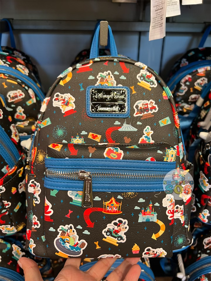 DLR - Play in the Park - Loungefly All-Over-Print Backpack Fashion