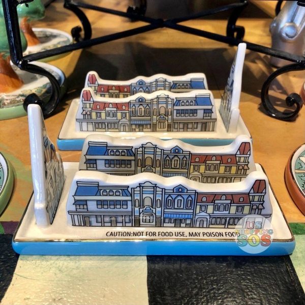 WDW - Park Decor Trinket Tray - Magic Kingdom Cinderella Castle & Main Street Supply