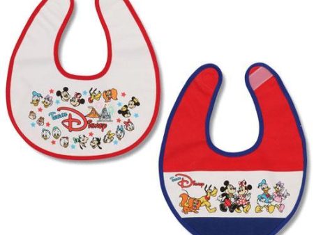 TDR - Team Disney - Mickey & Friends Baby Bib Set of 2 Online