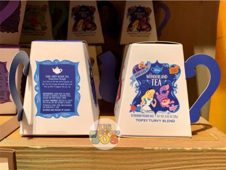 DLR - Disney Wonderland Tea - Topsy Turvy Blend Earl Grey Black Tea (10 Bags) For Cheap