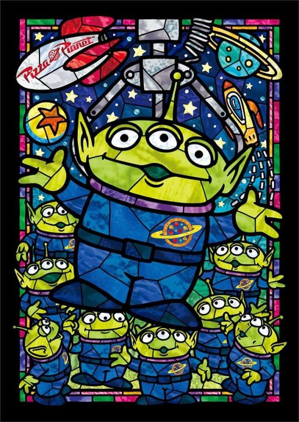 Japan Tenyo - Disney Puzzle - 266 Pieces Tight Series Stained Art - Stained Glass x Alien For Discount