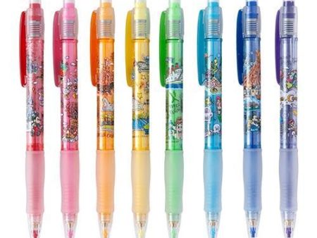 TDR - Tokyo Disney Resort Fun Map Collection - 8 Colors Pens Set Fashion