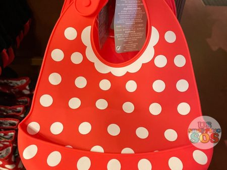 WDW - Silicone Baby Bib - Minnie Mouse Icon Online now