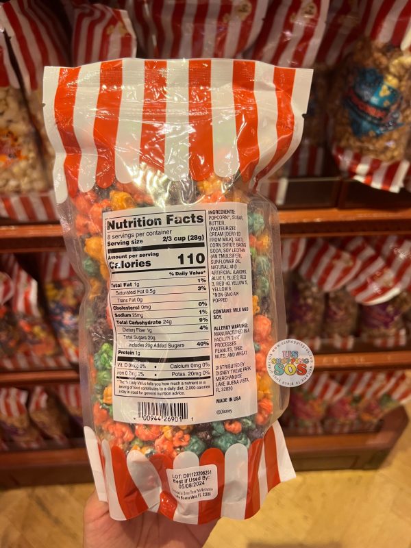 DLR - Disney Main Street Popcorn - Confetti For Sale