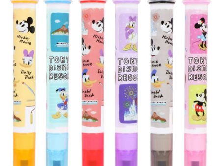 TDR - Mickey Mouse & Friends Retro Paint Design Collection x Color Pens Set For Sale