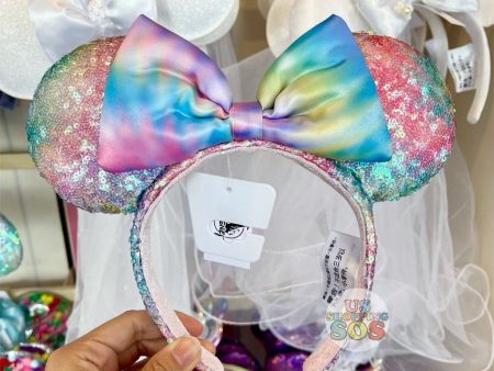 DLR - Minnie Cotton Candy Sequin Headband Discount