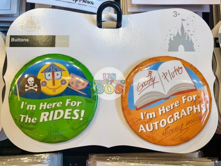 DLR - Button Badge Set - Rides & Autographs Online Sale