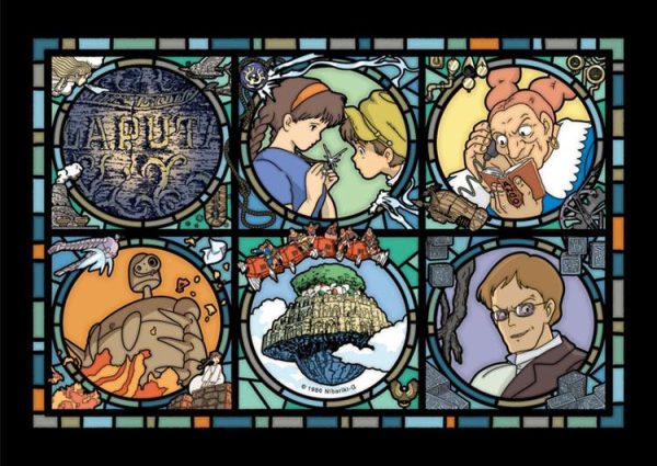 Japan Ensky - Studio Ghibli Puzzle - 208 Pieces Art Crystal - News from the Castle in the Sky For Sale